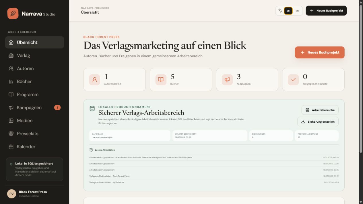 Ground the story — REAL NARRAVA PRODUCT SCREEN